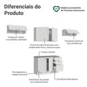 Ver imagem 4 de Armário de Cozinha Completa 280 Cm Vik Madesa 01 Branco