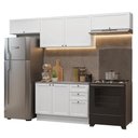 Ver imagem 2 de Armário de Cozinha Completa 280 Cm Vik Madesa 01 Branco
