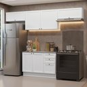 Ver imagem 1 de Armário de Cozinha Completa 280 Cm Vik Madesa 01 Branco