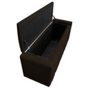 Ver imagem 4 de Calçadeira Baú Queen 160 Cm Para Cama Box Corano Marrom