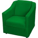 Ver imagem 3 de Kit 3 Poltronas Decorativas para Sala Recepção Consultório Manicure Cadeira Mila Suede