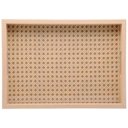 Ver imagem 1 de Bandeja Retangular de Mdf C/ Fundo Trelica 31,5cm X 4cm X 21,5cm