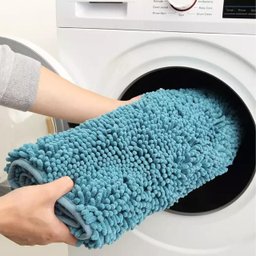 Tapete De Banheiro Piso Saída de Box Antiderrapante Bolinha - Verde-Claro - 7