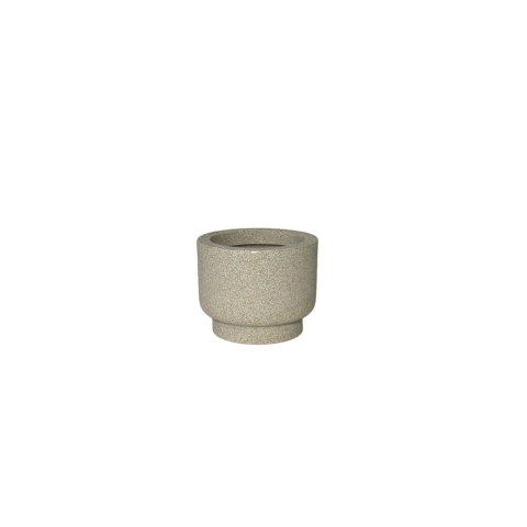 Vaso Cumbuca Alo Pp Branco Marmore