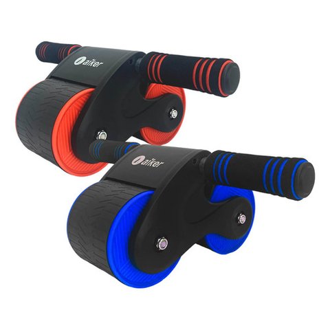 Roda Exercícios Abdominal Dupla Funcional Rolo Fitness