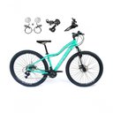 Ver imagem 2 de Bicicleta Aro 29 Absolute Hera Feminina 24V Alumínio Câmbios Shimano Freio Hidráulico Verde 15