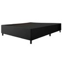 Ver imagem 1 de Cama Box Base Casal King 1,93m Suede Marsala Preto