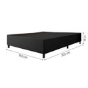 Ver imagem 2 de Cama Box Base Casal King 1,93m Suede Marsala Preto