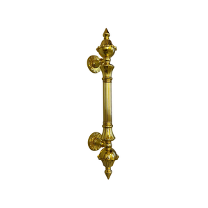 Puxador para Portas Modelo Colonial Dourado 61cm
