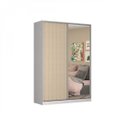 Ver imagem 3 de Guarda-Roupa Solteiro com Espelho 2 Portas 3 Gavetas