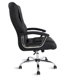 Cadeira Presidente com Mola Ensacada Maxwell Healer Preta - 10