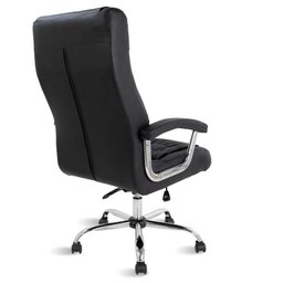 Cadeira Presidente com Mola Ensacada Maxwell Healer Preta - 11