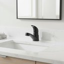 Ver imagem 1 de Torneira Pia Lavatório Banheiro Bancada Mesa Bica Baixa Alavanca Abs Preto Fosco