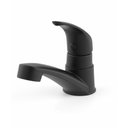 Ver imagem 2 de Torneira Pia Lavatório Banheiro Bancada Mesa Bica Baixa Alavanca Abs Preto Fosco