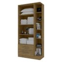 Ver imagem 2 de Guarda Roupa Solteiro 1 Espelho 2 Portas 2 Gavetas e Prateleiras Moju