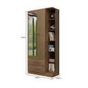 Ver imagem 4 de Guarda Roupa Solteiro 1 Espelho 2 Portas 2 Gavetas e Prateleiras Moju