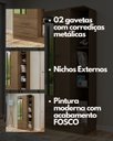 Ver imagem 6 de Guarda Roupa Solteiro 1 Espelho 2 Portas 2 Gavetas e Prateleiras Moju