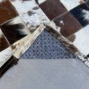 Ver imagem 3 de Tapete de couro marrom malhado escuro 0,60x2,30 c/borda