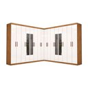 Ver imagem 2 de Closet Casal Duplo Rubi Premium 16 Portas C/espelho 8 Gavetas