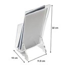 Ver imagem 5 de Display Expositor em Acrílico Premium Porta Folders 10x20 cm Centauri Acrílicos DSPF-10x20