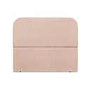 Ver imagem 1 de Cabeceira Estofada Cama Box Casal Alana 140cm Linho:rosê