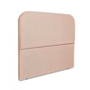 Ver imagem 2 de Cabeceira Estofada Cama Box Casal Alana 140cm Linho:rosê