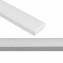 Ver imagem 3 de Perfil Linear Sobrepor Branco 1 Metro C/ Trava Fix P/ Fita Led St3075