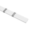 Ver imagem 5 de Perfil Linear Sobrepor Branco 1 Metro C/ Trava Fix P/ Fita Led St3075