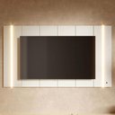 Ver imagem 1 de Painel para TV 75 Polegadas com LED 236cm Novare C04 Off White Matte - Lyam Decor