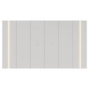 Ver imagem 2 de Painel para TV 75 Polegadas com LED 236cm Novare C04 Off White Matte - Lyam Decor