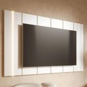 Ver imagem 3 de Painel para TV 75 Polegadas com LED 236cm Novare C04 Off White Matte - Lyam Decor