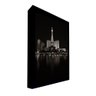 Quadro Decorativo 50x70 cm Las Vegas 038 com Moldura Laqueada Preto - Gran Belo - 1