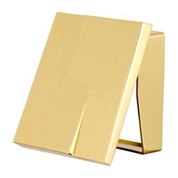 Acabamento de Descarga para Válvula Hydra Deca Docol Dourado Brilhante Gold Metal - 3