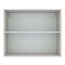 Ver mais imagens de Armário de Cozinha Aéreo 80 cm 2 Portas Branco/Cinza Agata Madesa