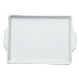 Kit 2 Bandejas Flat P 20 X 13,5 X 1,5 Cm Porcelana Germer - 1