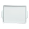 Kit 2 Bandejas Flat P 20 X 13,5 X 1,5 Cm Porcelana Germer - 1