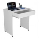 Ver imagem 2 de Mesa Compacta para Escritorio Ideal Notebook e Estudo:branco