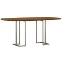 Ver imagem 2 de Mesa de Jantar 6 Lugares Retangular Orgânico 180cm Pés Industrial Alina N01 Cinamomo Champanhe -