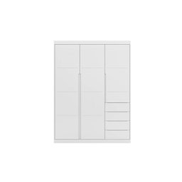 Guarda Roupa Branco 3 Portas e 4 Gavetas Pérola Branco - Phoenix Baby - 1