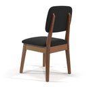 Ver imagem 3 de Kit com 2 Cadeiras de Jantar Paris Nature/preto – Tebarrot Móveis