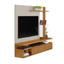 Ver imagem 4 de Painel Home para Tv até 60 Polegadas Maragogi Linea Brasil Nature/off White