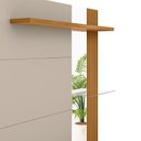 Ver imagem 6 de Painel Home para Tv até 60 Polegadas Maragogi Linea Brasil Nature/off White
