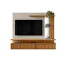 Painel Home para Tv até 60 Polegadas Maragogi Linea Brasil Nature/off White - 2