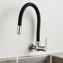 Ver imagem 3 de Torneira Fria para Cozinha de Parede Dck Inox Preta Dc-Tf-6606B