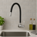 Ver imagem 2 de Torneira Fria para Cozinha de Parede Dck Inox Preta Dc-Tf-6606B