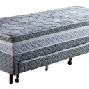 Ver imagem 7 de Cama Box Conjugada com Cama Auxiliar Solteiro Pés em Madeira Maciça Maximus Cinza/Rústico Chumbo