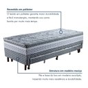 Ver imagem 5 de Cama Box Conjugada com Cama Auxiliar Solteiro Pés em Madeira Maciça Maximus