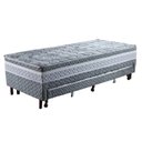 Ver imagem 2 de Cama Box Conjugada com Cama Auxiliar Solteiro Pés em Madeira Maciça Maximus