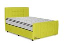 Ver imagem 1 de Cama com Cabeceira Queen Size Estofada Uvaia 160cm Suede: Amarelo