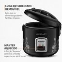 Ver imagem 3 de Panela Elétrica de Arroz Mondial Fast Rice 10 Premium Preto 700w 220v - Pe-44-10x